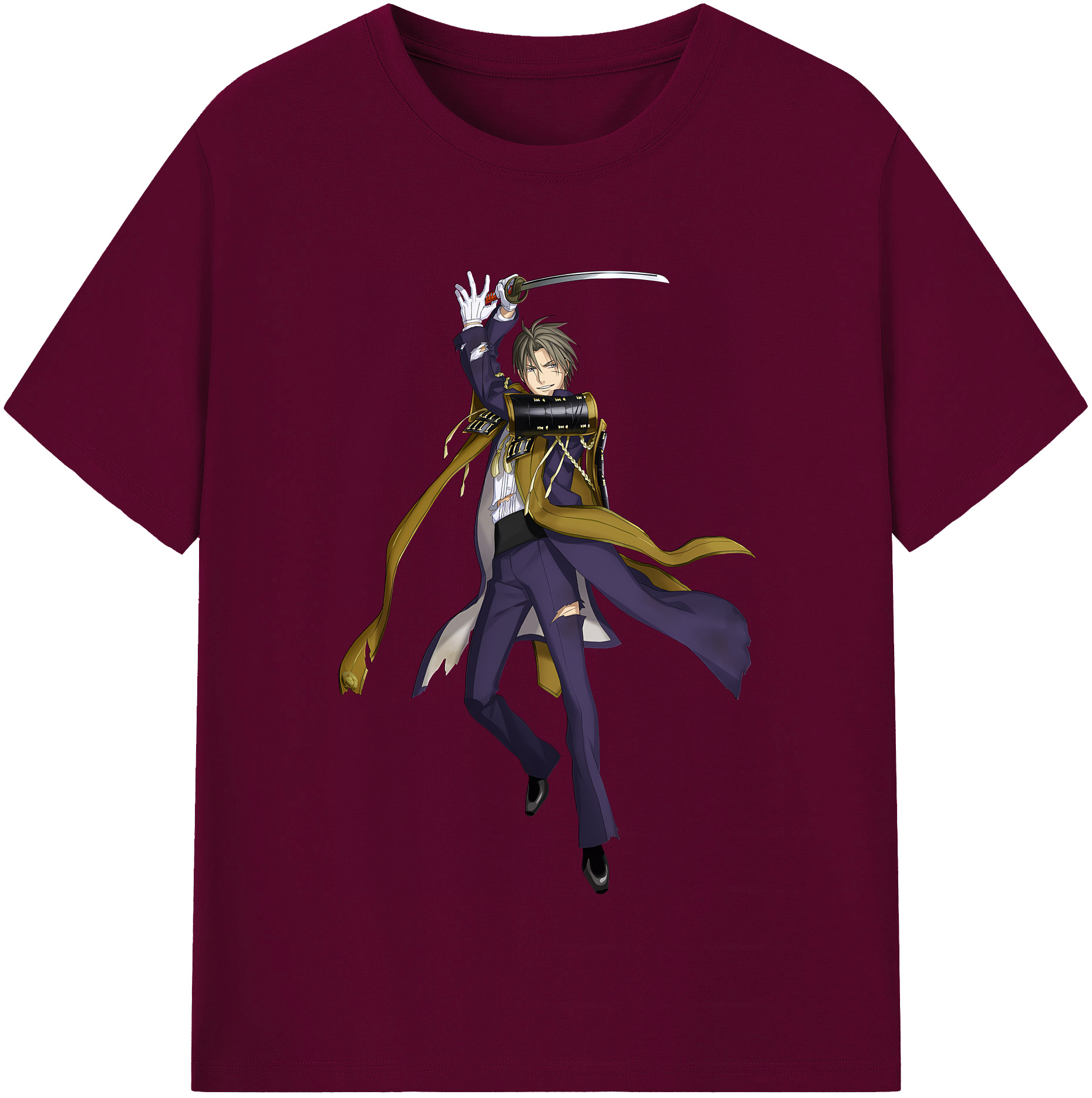 （画像用） 刀剣乱舞 Touken Ranbu レディースカジュアルプリントTシャツ（綿100％）